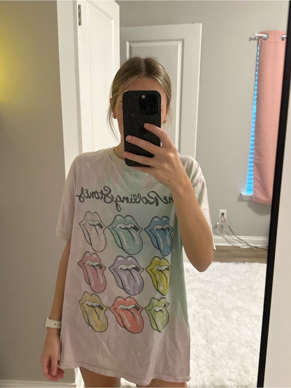 Multicolor The Rolling Stones Graphic Tongue Tee